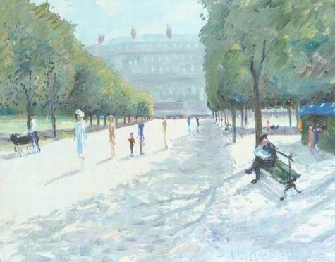 Paris Scene oil painting